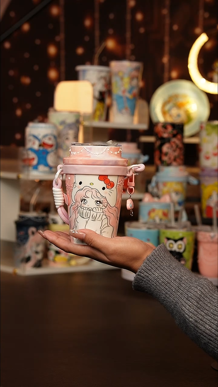 （玉泥）景德镇手工手绘文创陶瓷杯·