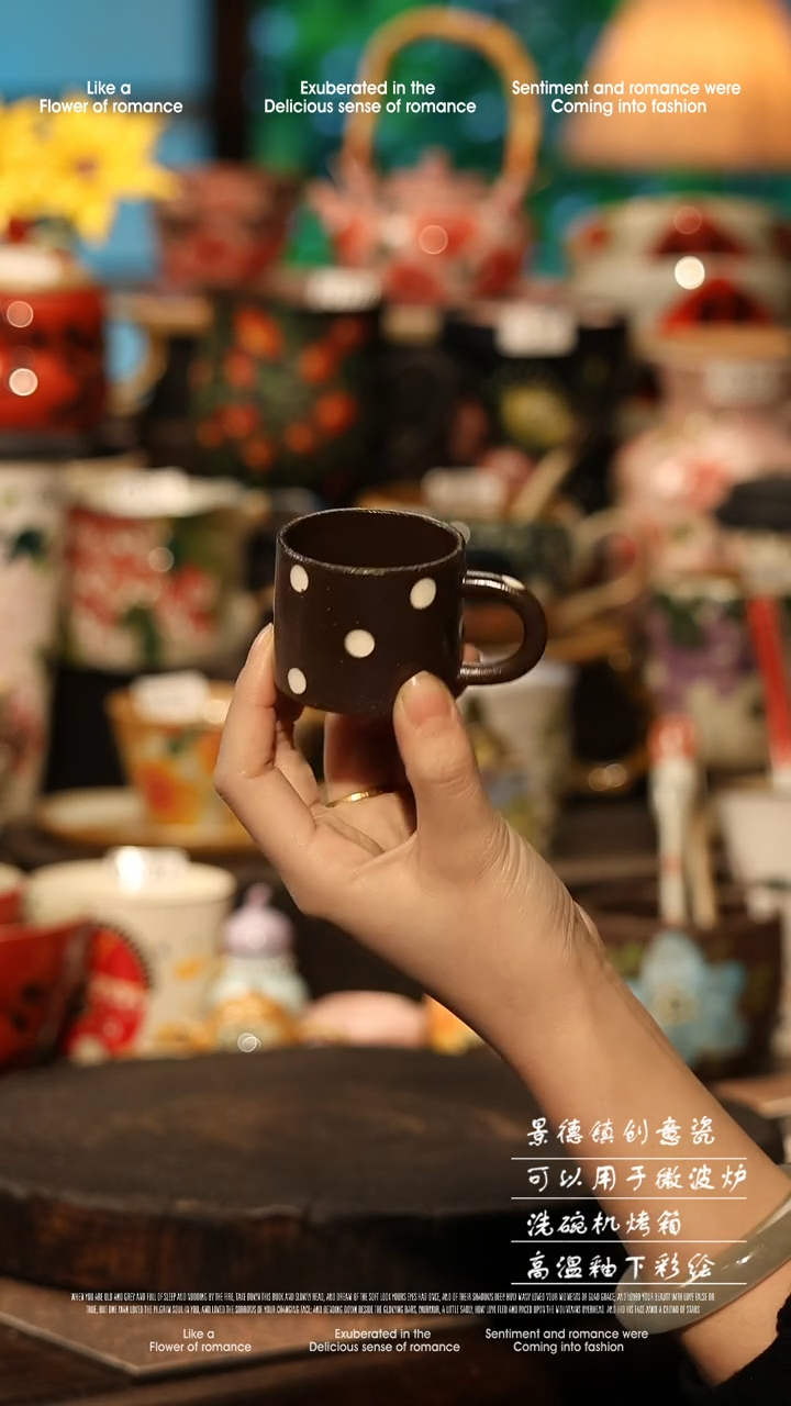 陶瓷景德镇高温釉下彩手工手绘款式