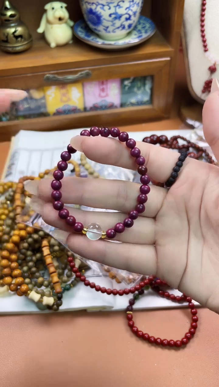 文玩核桃手串菩提木质串珠手串/多发性其一/不带盒子