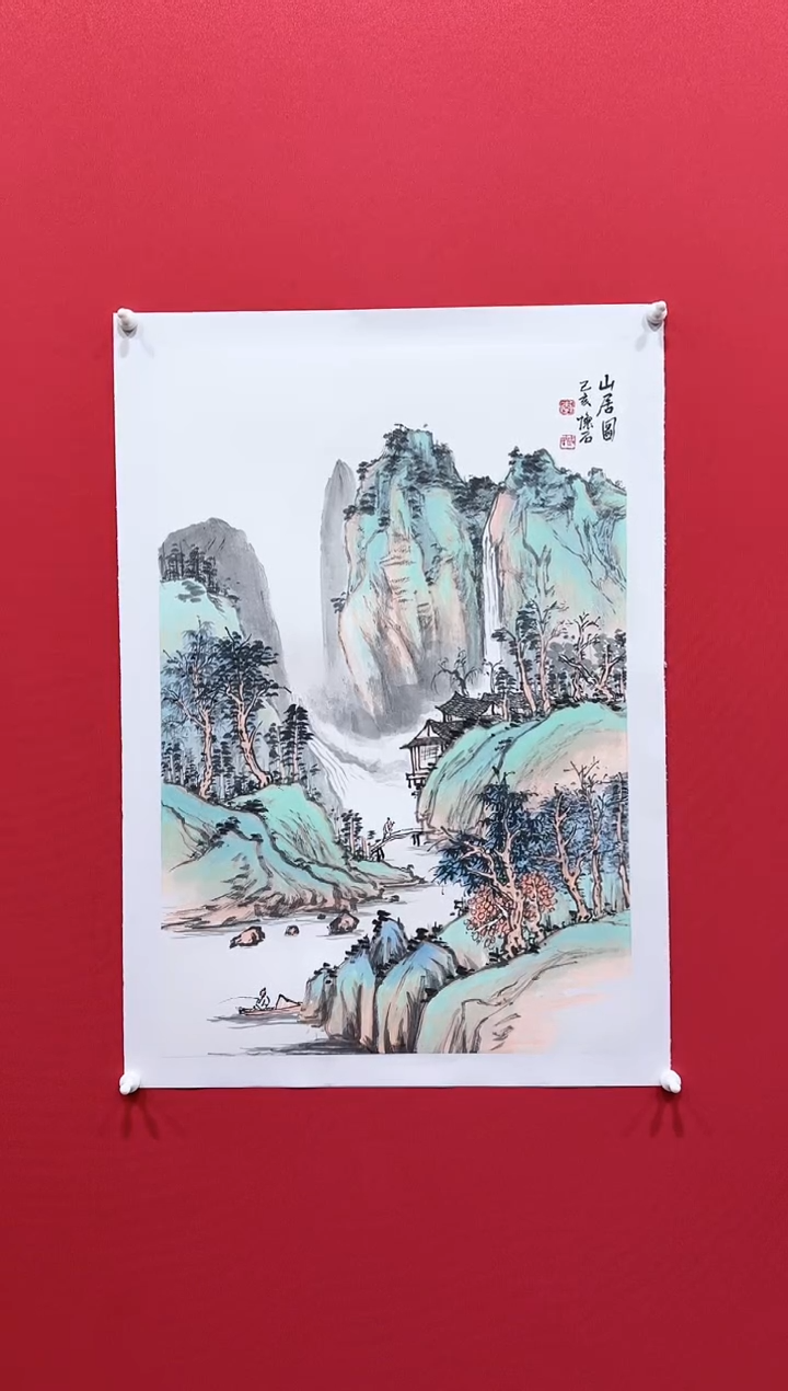 【闪购商品】国画李国民46*68........