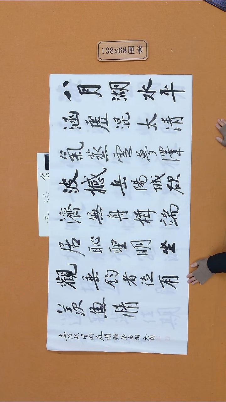 书法杨仁根 （文甫）江西理S 68*138 八平尺 