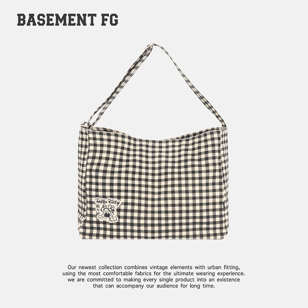 BASEMENT FG秋冬黑白格纹包254020042038