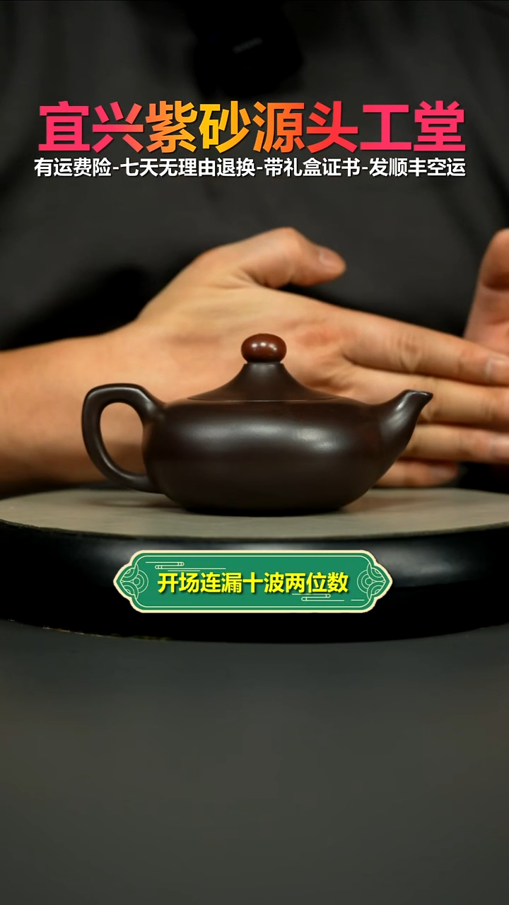 茶壶紫砂李传荣赤龙血砂鸿运当头220CC