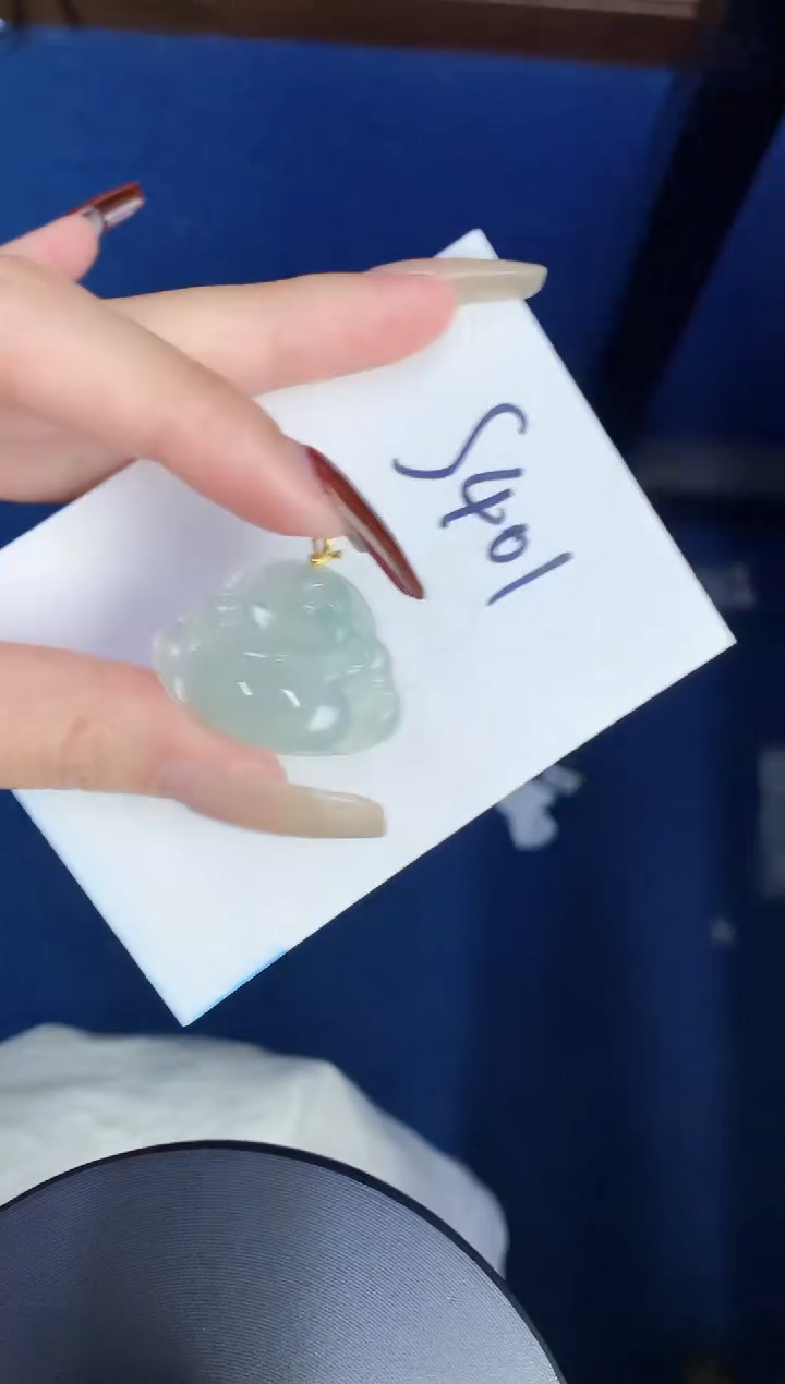 【闪购商品】翡翠颈饰18K金镶嵌0000000000