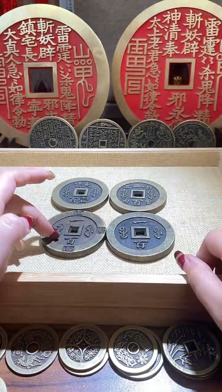 【闪购商品】铜现代翻砂铜工艺品宝福一套