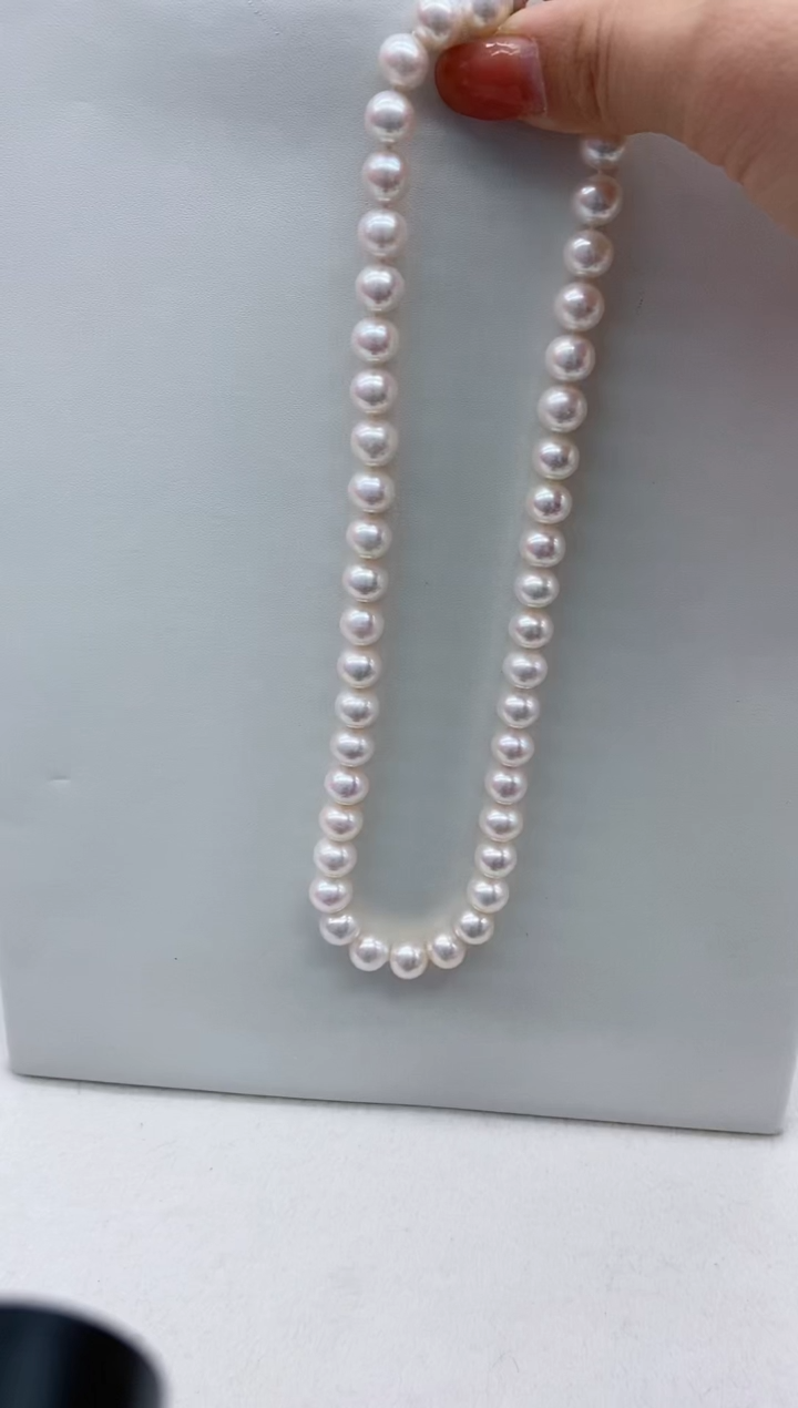 【闪购商品】淡水珍珠颈饰未镶嵌淡水无核大点位40长基地发货