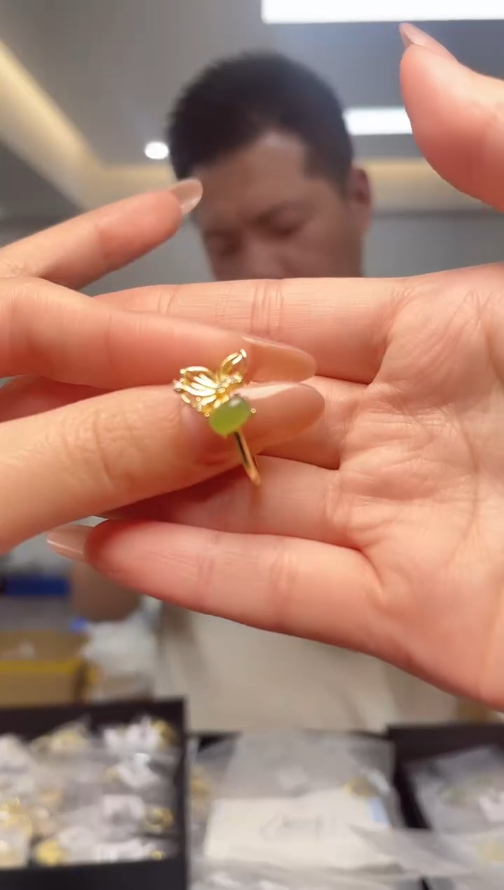 【闪购商品】和田玉·银S925镶嵌（多样性单个发货）