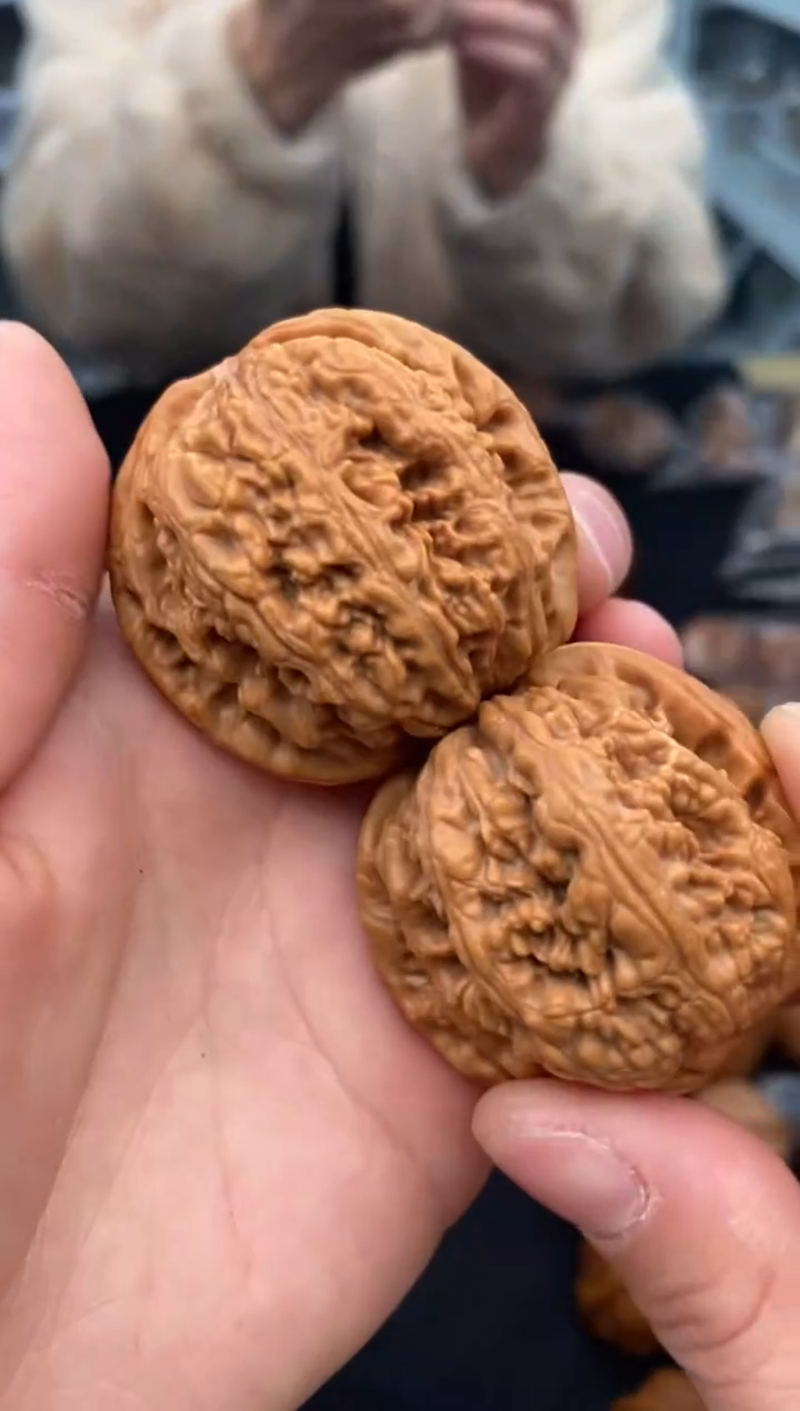 【闪购商品】文玩核桃把件大粗筋41-u878