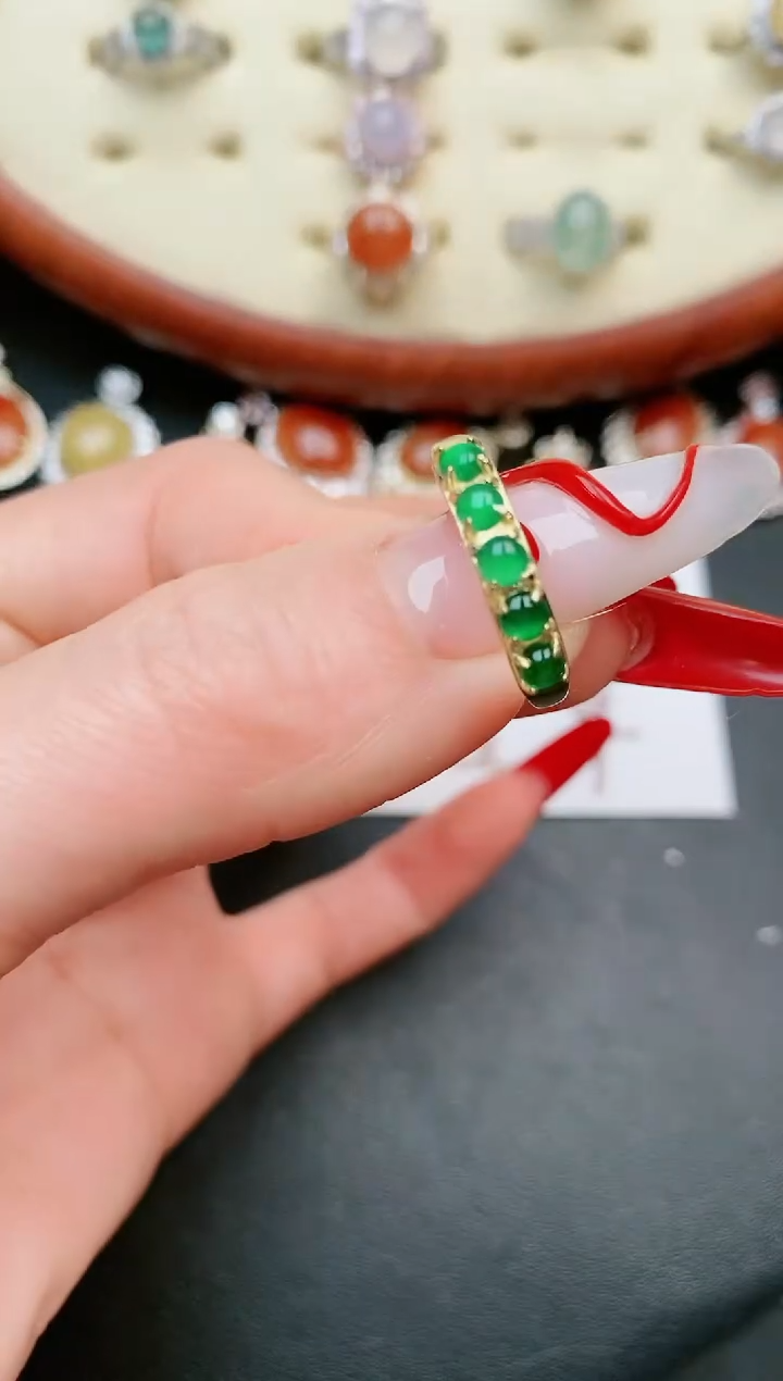 【闪购商品】翡翠戒指银S925镶嵌.....