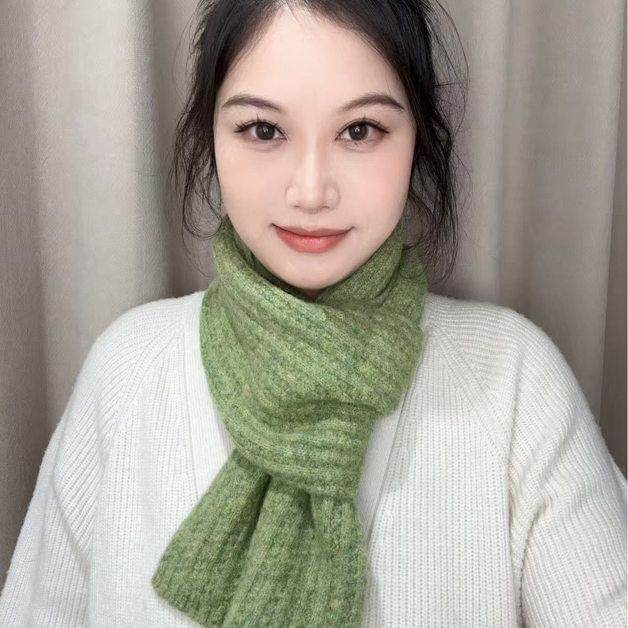  【糯糯小羊】跨年元旦款ins风男女同款韩系含羊毛针织超柔软保暖