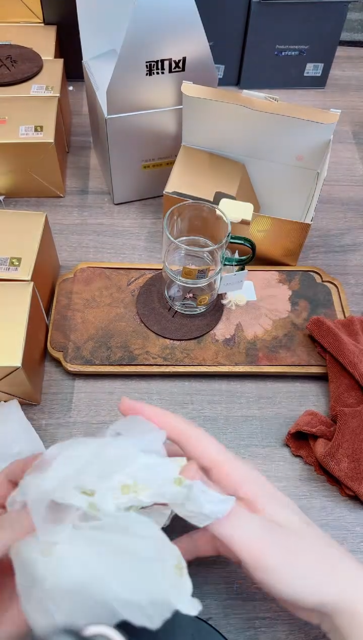 禾器粉金标逸杯墨绿