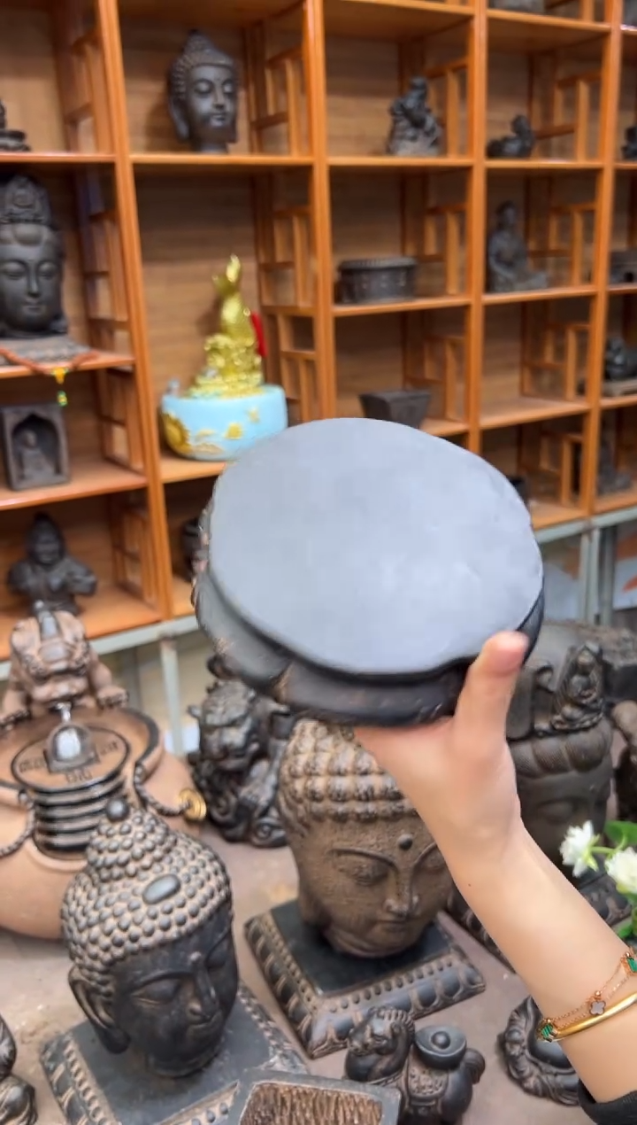 陶土【火山泥】金箍坛底座