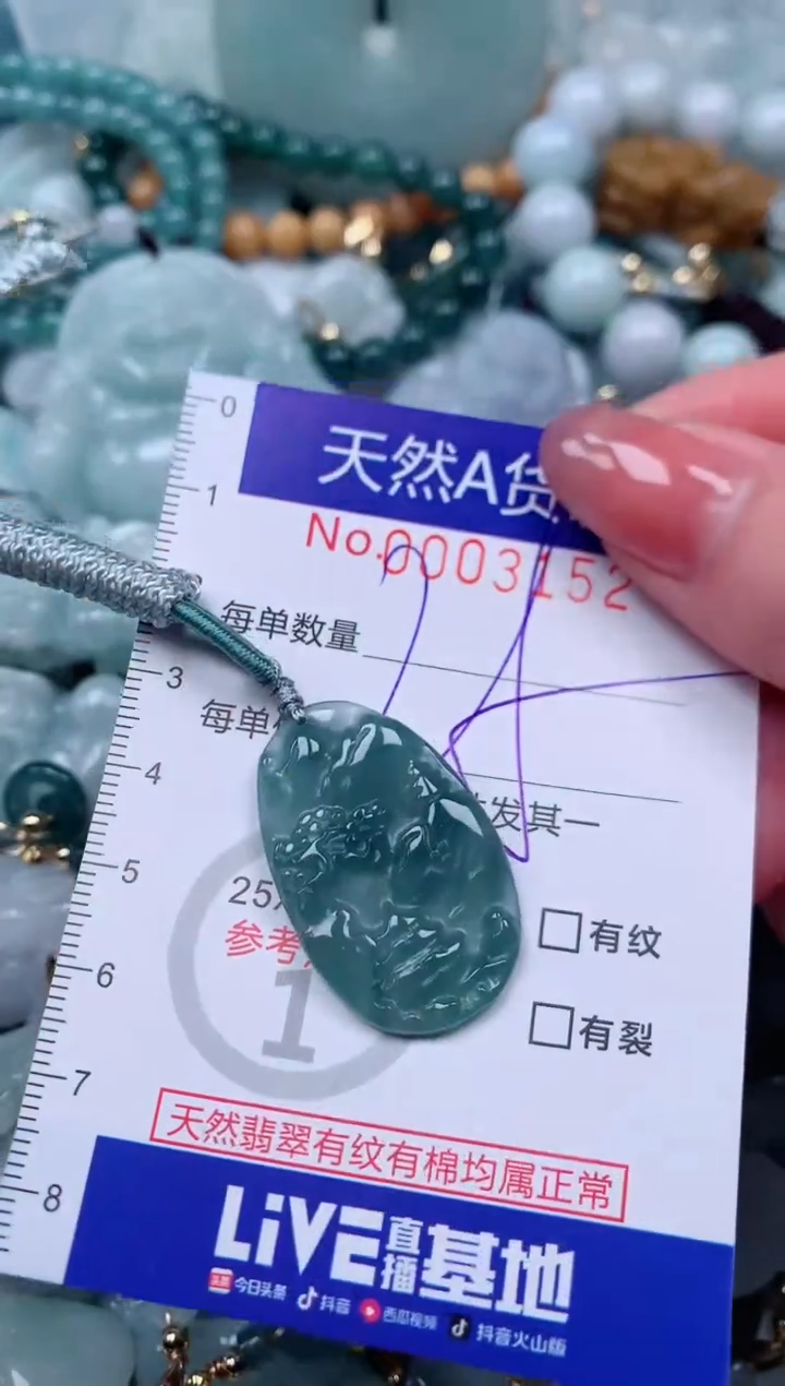 【闪购商品】翡翠颈饰未镶嵌00003152