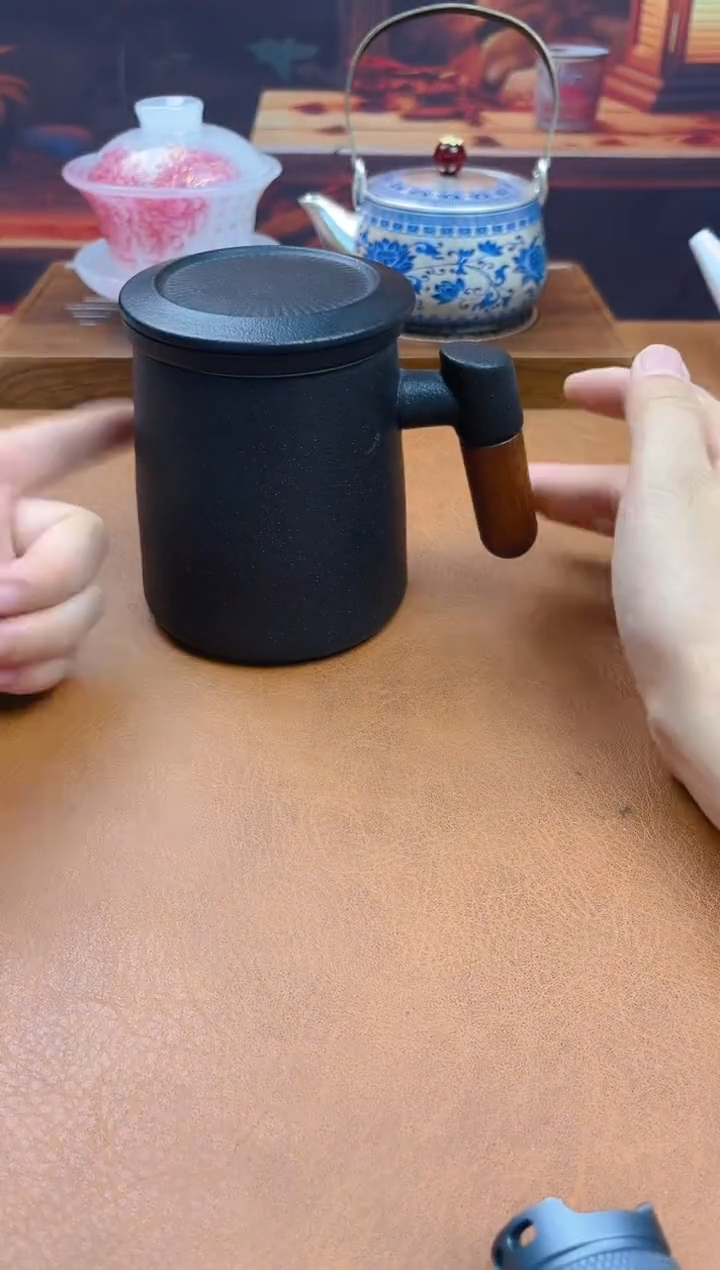陶瓷茶具摆件旅行套组