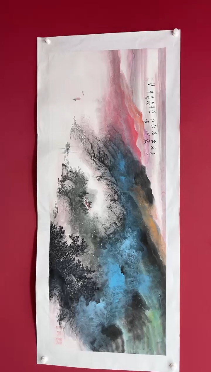 【闪购商品】国画吴-小六尺山水/无框/W