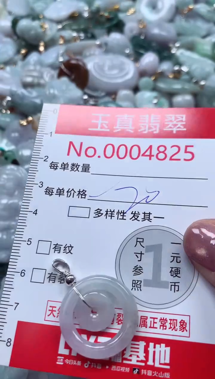 吊坠(不含链)未镶嵌翡翠4825