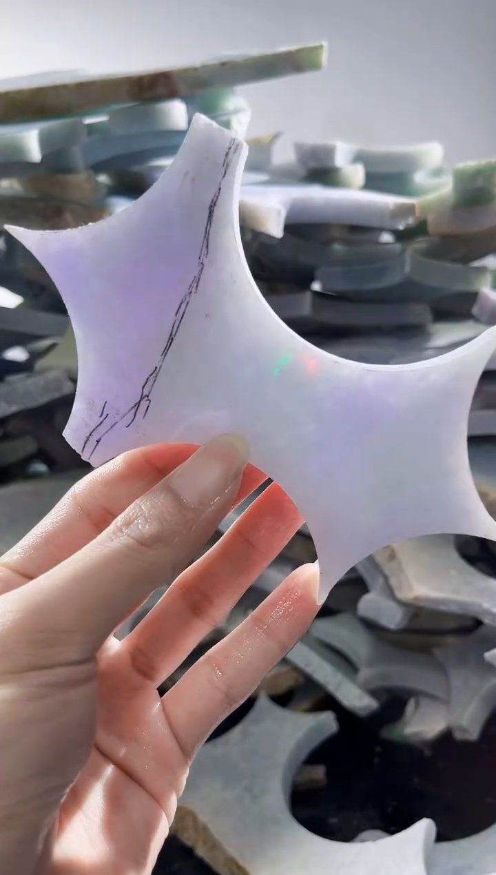 裸石翡翠缅甸翡翠A货陈5927