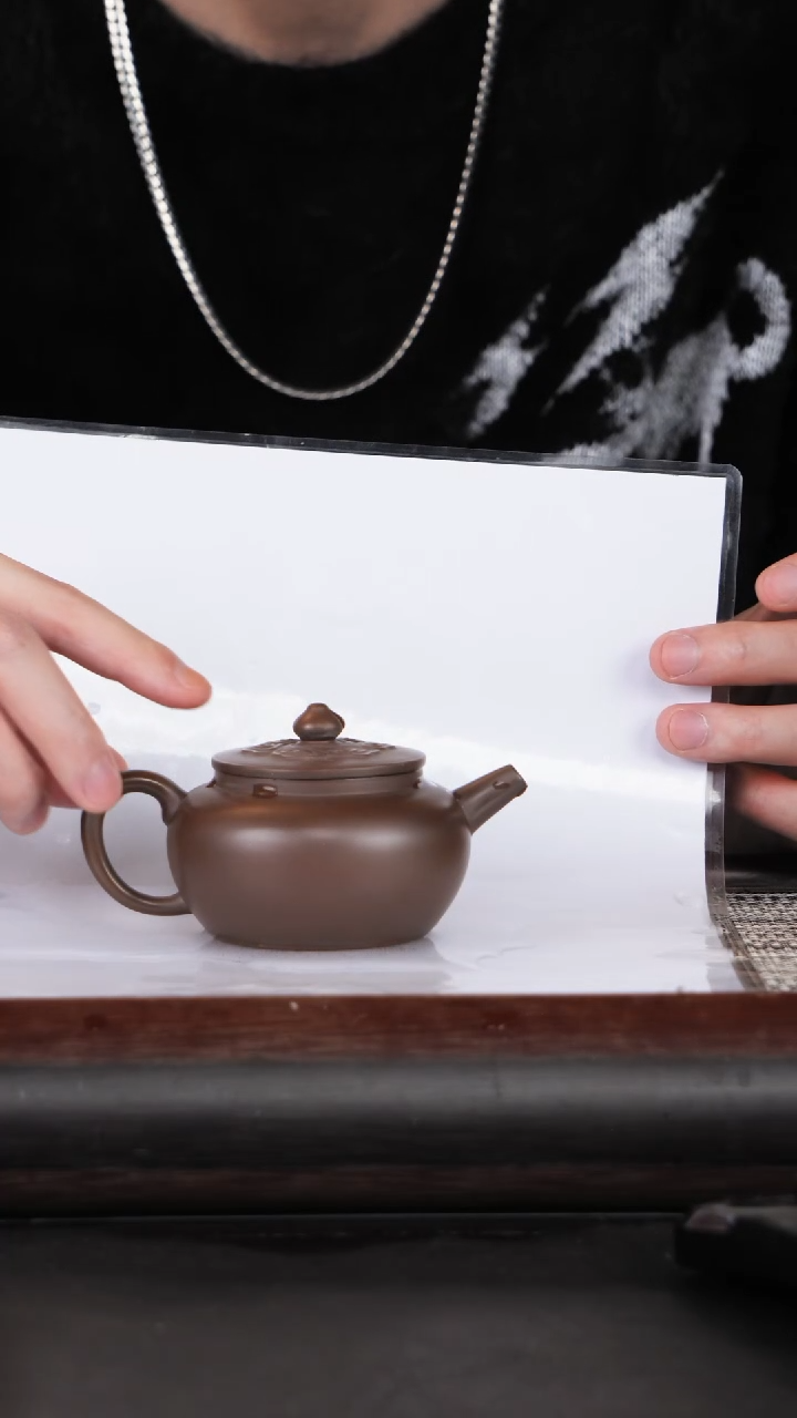 【闪购商品】紫砂茶壶22某革老紫泥紫砂壶150