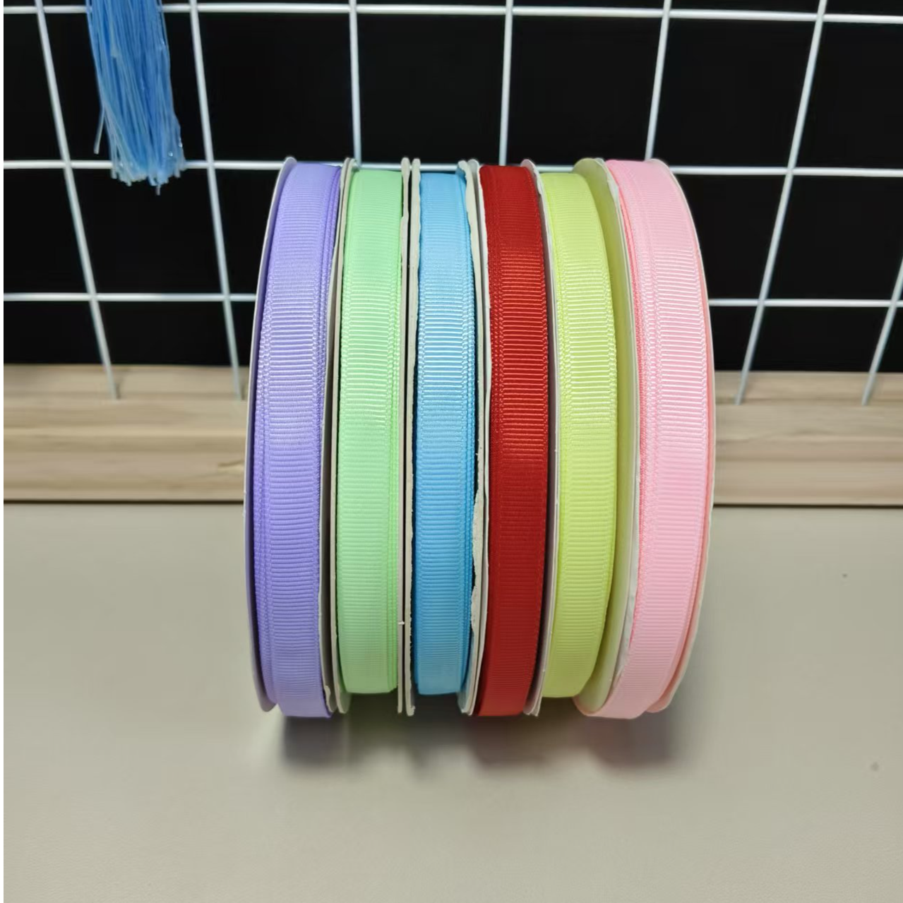 《燕子家》1.0厘米双面高密度螺纹带礼品喜糖盒蝴蝶结扎带发饰时