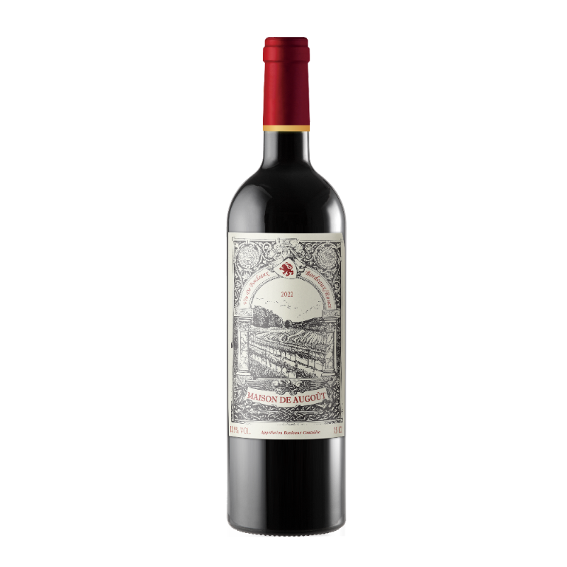 【法国进口】德奥古图干红葡萄酒 750ML 13.5%vol