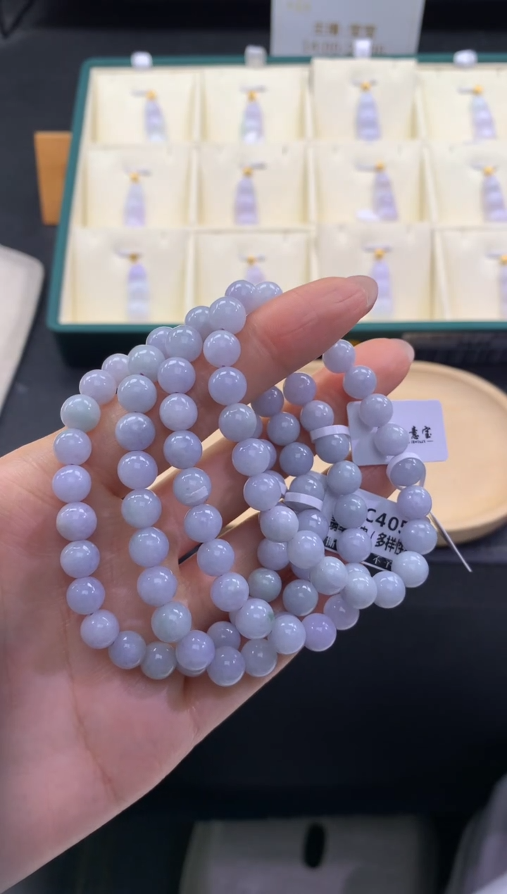 未镶嵌翡翠手串FC405 翡翠手串 多样性发其一