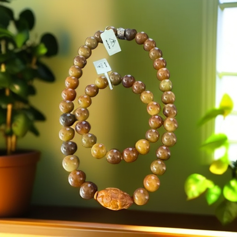 原生态敦煌菩提带财神加单圈652+655【无礼盒】