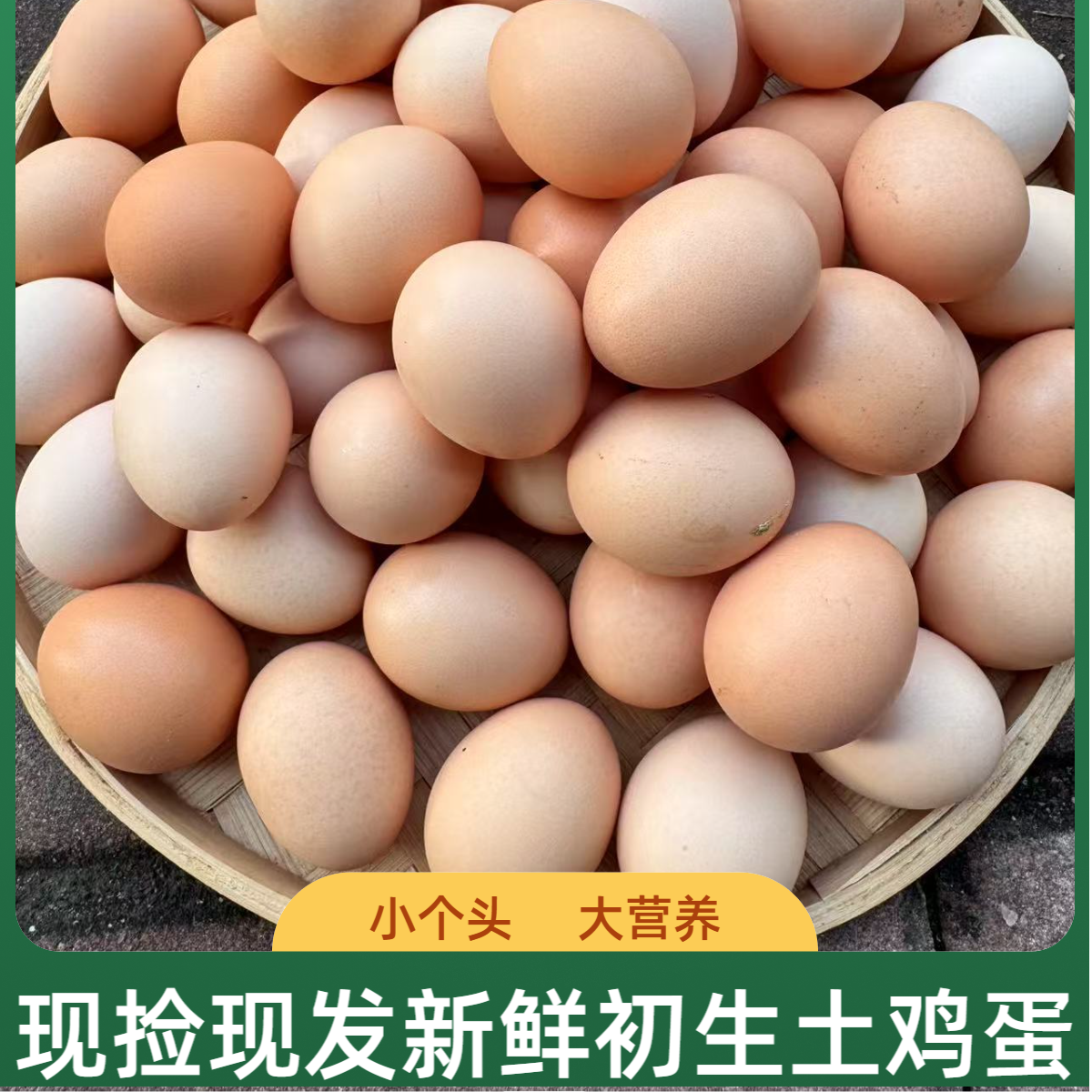 农村散养新鲜现捡营养健康初生土鸡蛋 【初生蛋30枚/50枚 顺丰包邮】