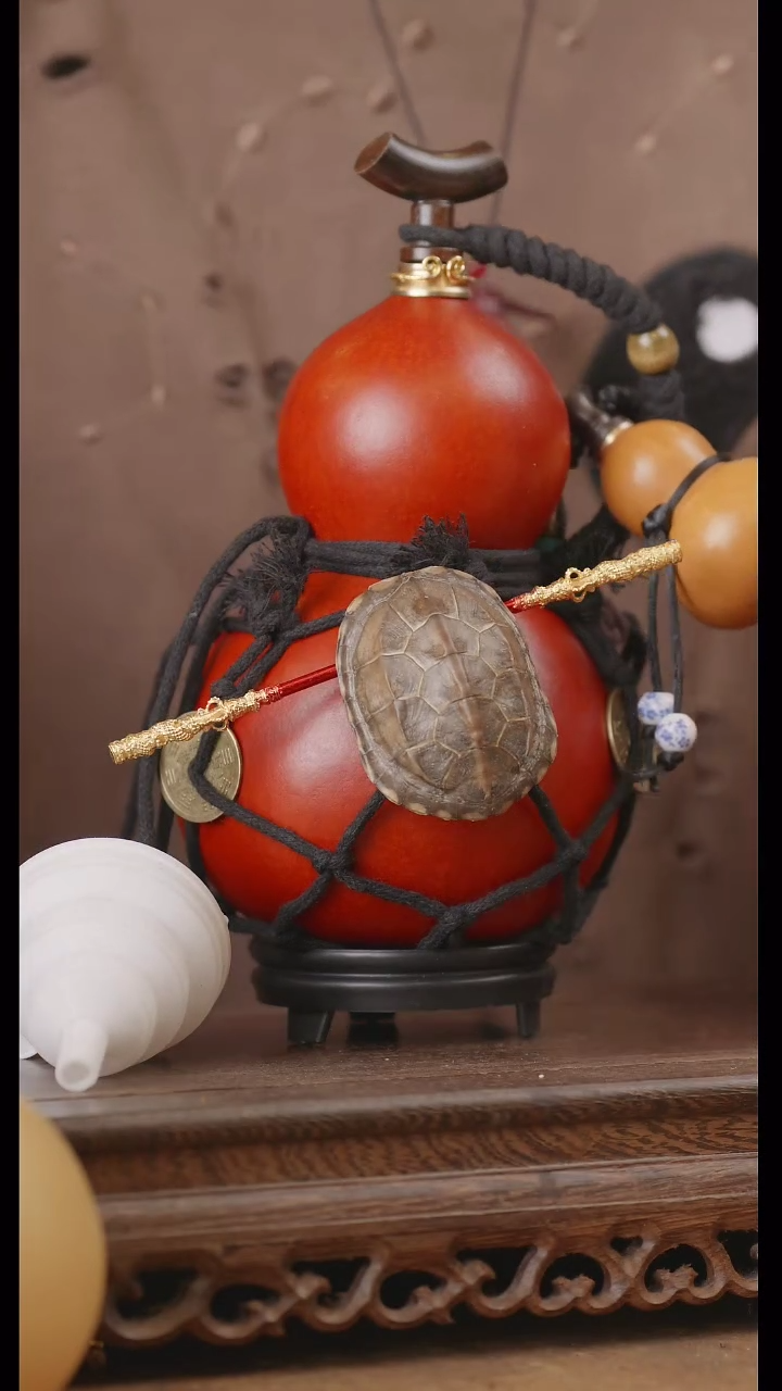 【闪购商品】25号精品天然大漆工艺防渗内胆酒葫芦~