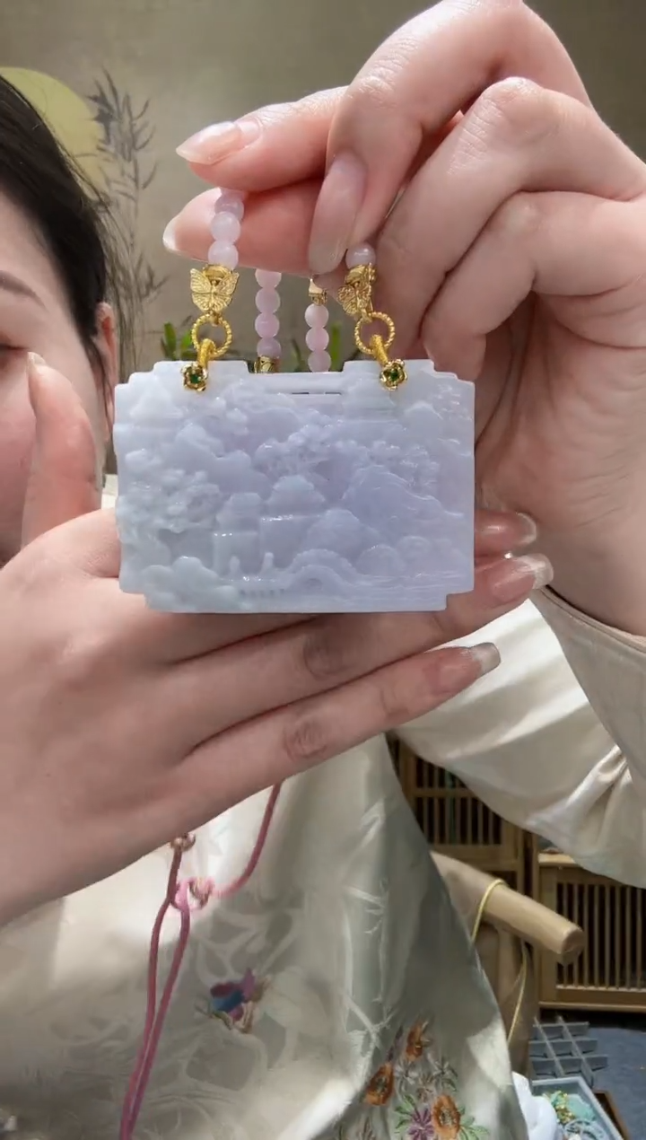 【闪购商品】翡翠颈饰未镶嵌吊坠