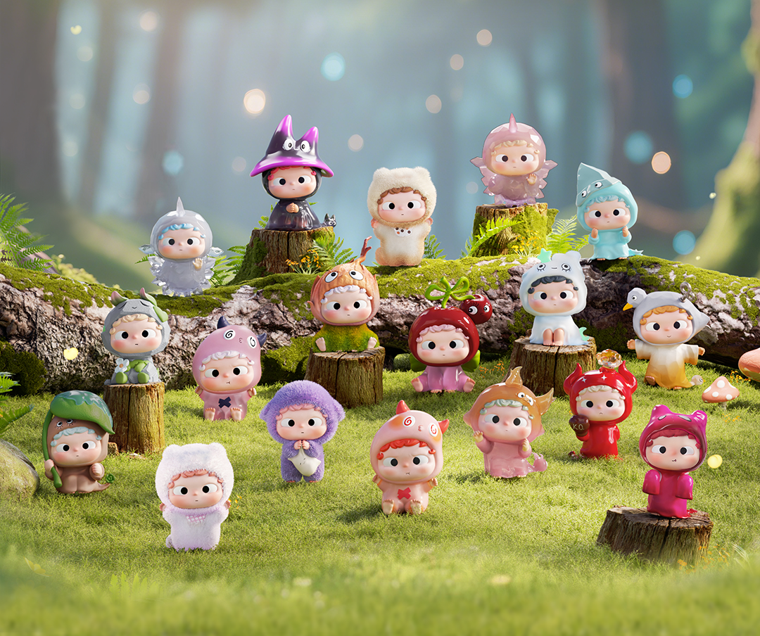 兜帽历险记萌粒盲袋手办潮玩可爱摆件