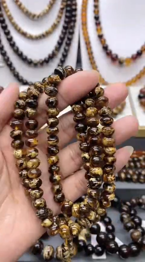 【闪购商品】琥珀颈饰未镶嵌8琥珀