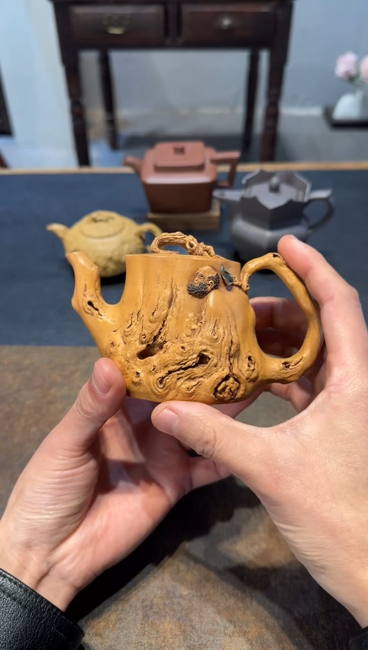 茶壶紫砂^****^达摩 黄金段