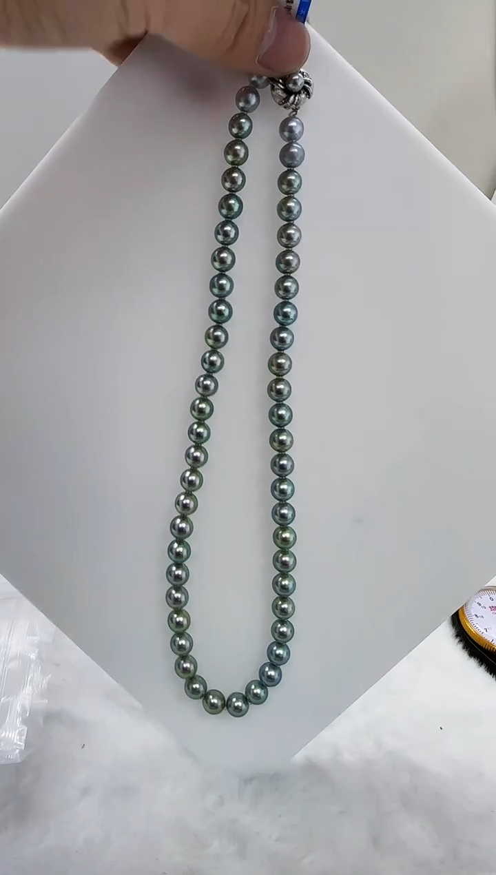 【闪购商品】海水珍珠DA未镶嵌t910 灰珠串7