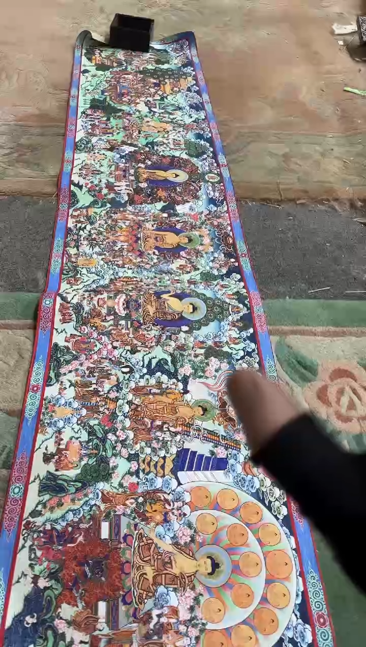 卷轴画天天的唐卡tk160
