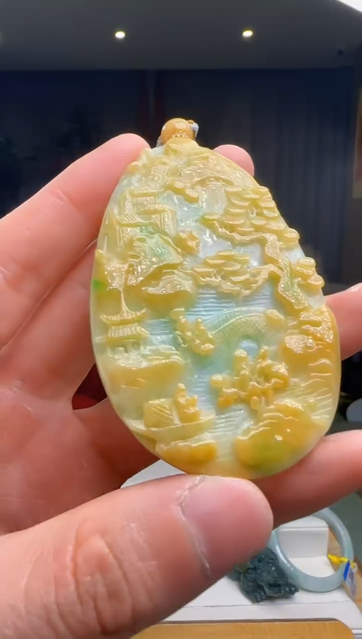 【闪购商品】翡翠颈饰未镶嵌DY@@960Q3J12005