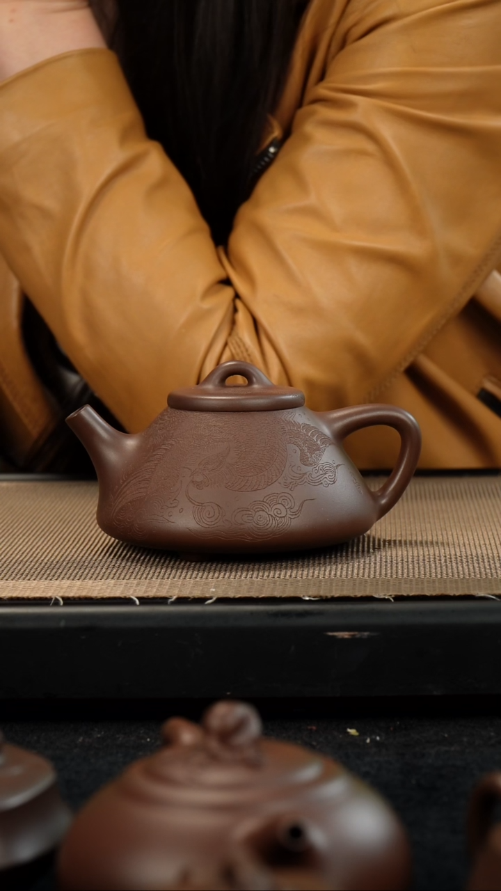 【闪购商品】紫砂茶壶老紫泥子也