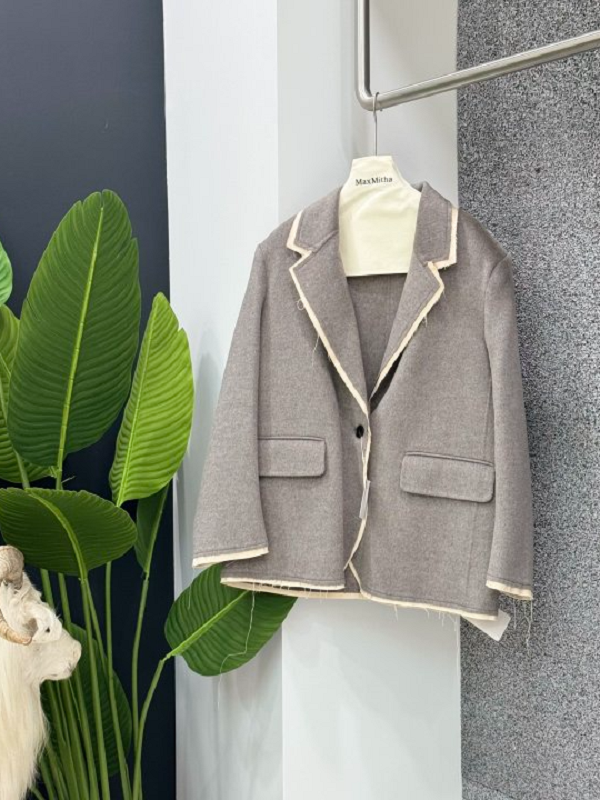 LuoXi罗皙-k501毛边西装外套女设计感小众西服