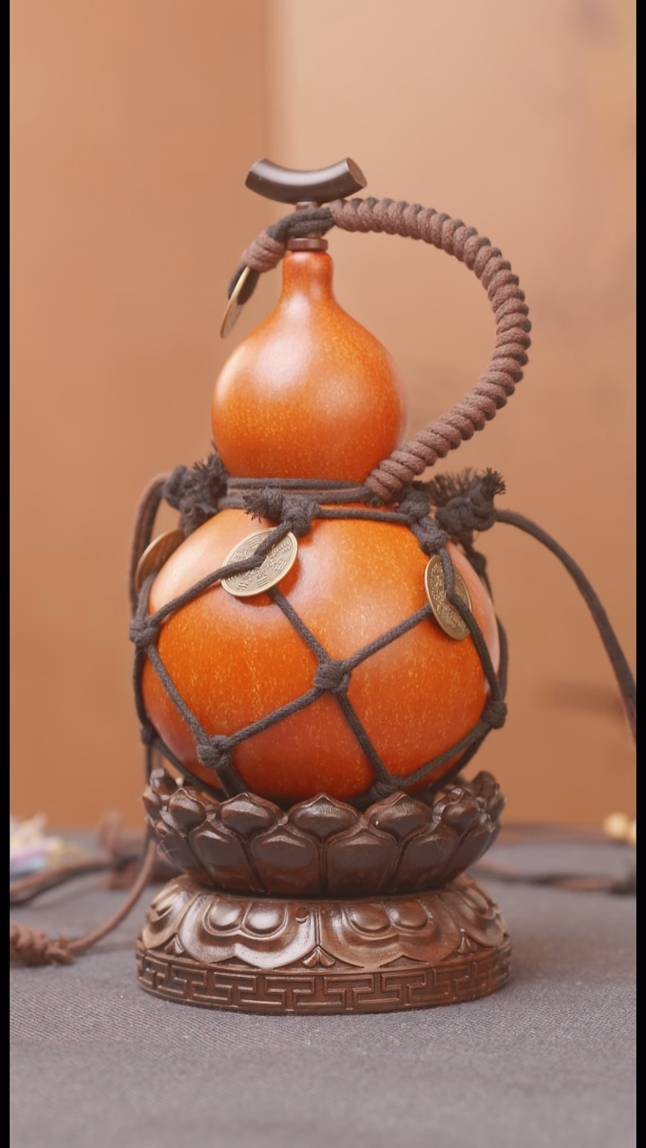 733号链接精品大漆葫芦现货现发[一物一拍]不包含莲花底座