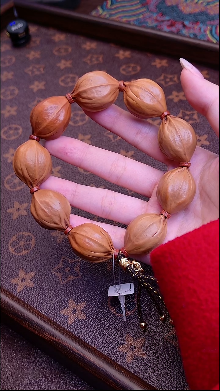 手串橄榄核2129精挑梅林铁核头货正四花-带配套盘玩工具