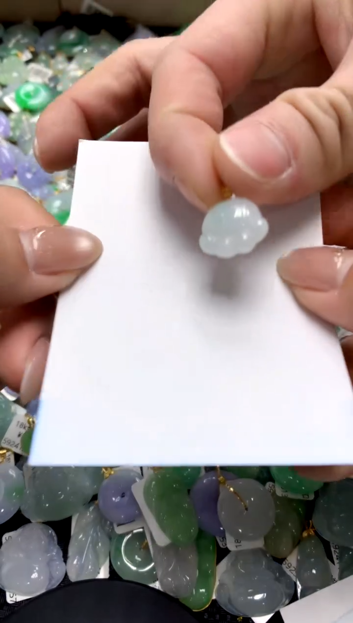 【闪购商品】翡翠颈饰18K金镶嵌1111111111111111