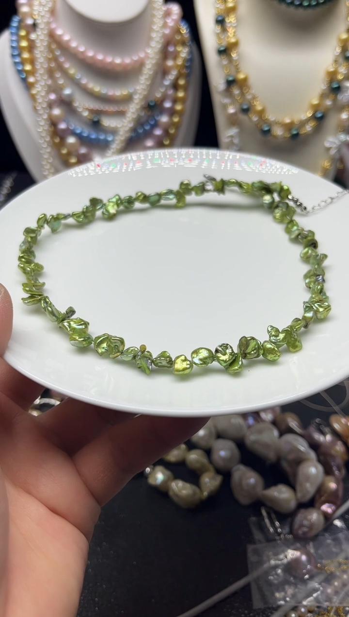 淡水珍珠未镶嵌颈饰多人