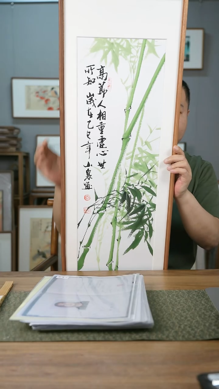 书法手书/绘同款作品-协会会员老师带框作品