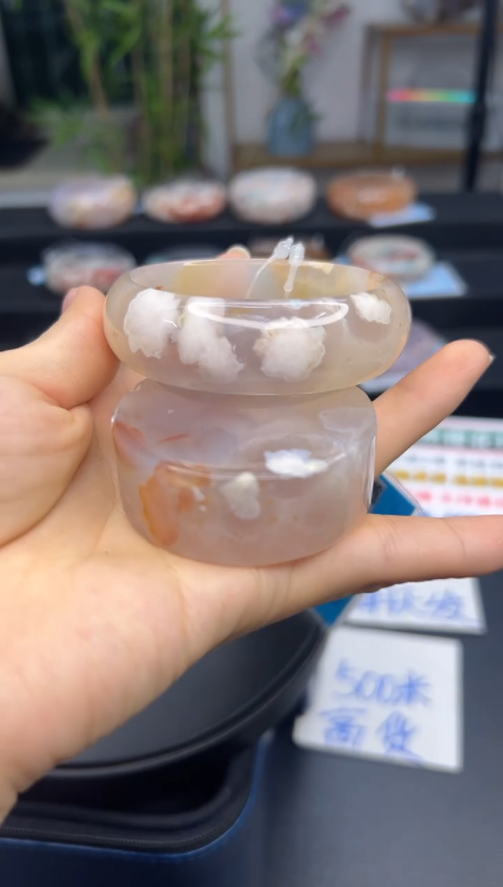 【闪购商品】石英质玉手镯未镶嵌A1539(53圈赠送镯心)