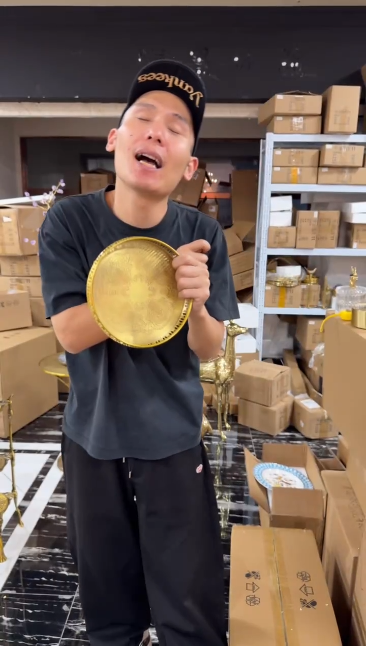 黄铜黛姿家居装饰品摆件  