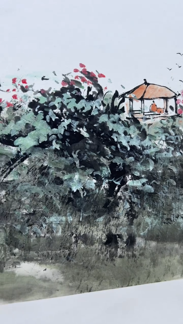 国画刘立荣亲笔绘画手绘作品D11