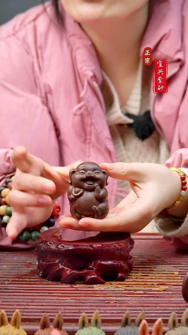 紫砂茶宠宜兴紫砂茶宠摆件