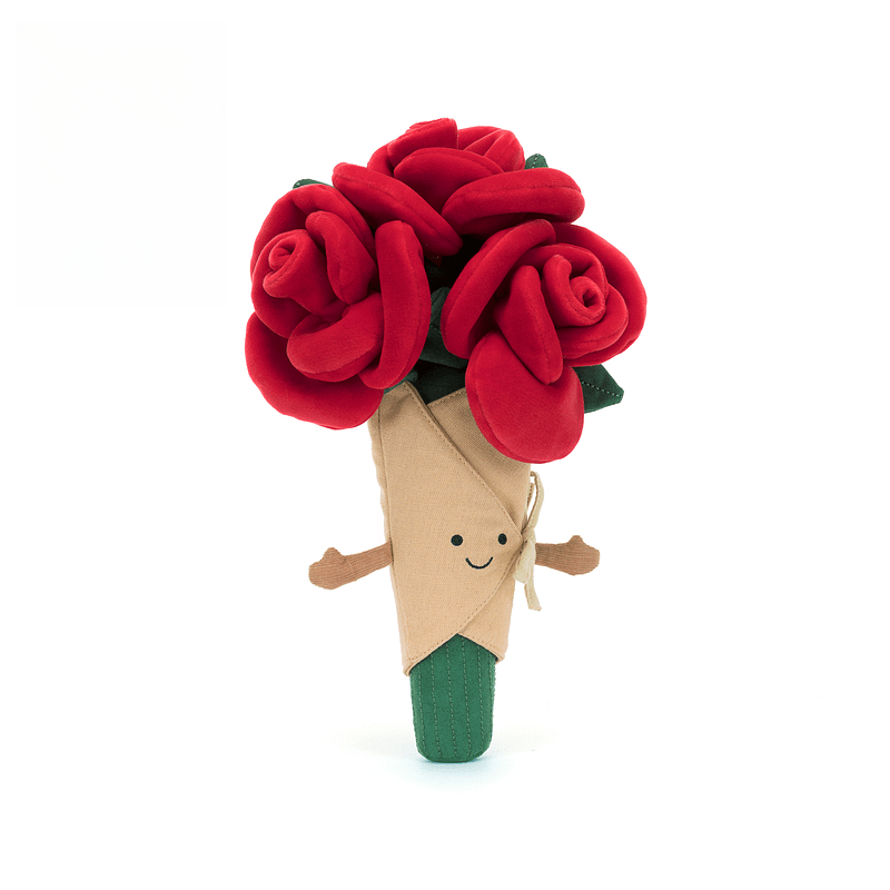 jellycat告白玫瑰花手捧花束毛绒玩偶圣诞情人节情侣跨年礼物