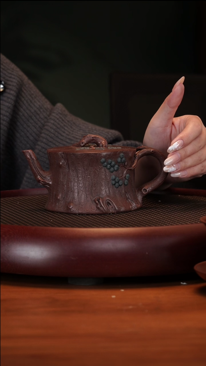 【闪购商品】紫砂茶壶1-61 PCF秀丽松桩壶