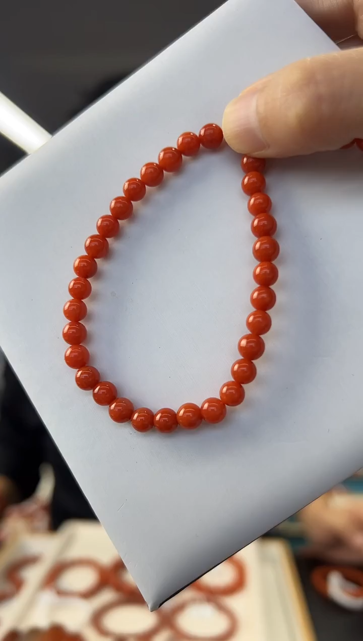 未镶嵌手链南红玛瑙A44南红手串5mm+