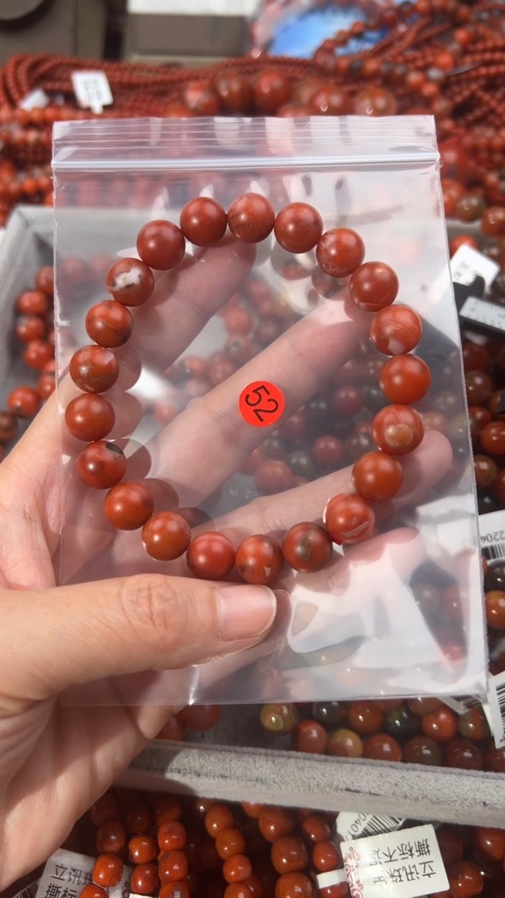 南红玛瑙手串未镶嵌10+